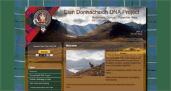 Desktop Screenshot of clandonnachaidhdna.org